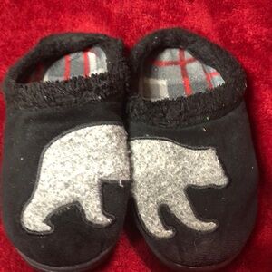 Cozy Black Bear Slippers